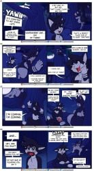 2025 alternate_species anthro ass big_ass big_breasts black_body black_fur bodily_fluids breasts bubble_ass bubble_butt cleavage comic crying dialogue dialogue_box domestic_cat duo english_text felid feline felis female fur furry genitals hi_res huge_ass huge_breasts iamaneagle_(artist) male mammal multicolored_body multicolored_fur night nipples nude nude_anthro nude_female nude_male open_mouth outlet_(outletdraws) outletdraws pawpads pink_nipples pink_pawpads profanity pussy socket_(outletdraws) spread_legs spreading tagme tail tears text thick_thighs two_tone_body two_tone_fur whiskers white_body white_fur wide_hips