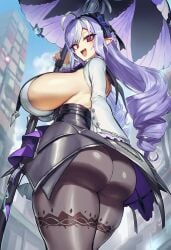 1girls ahoge ai_generated ai_virelune(yi) alternate_breast_size armpit_fetish armpits arms_behind_back arms_behind_head arms_up ass belly big_breasts black_leggings black_legwear black_pantyhose black_thighhighs blush bow bowtie breasts breasts_bigger_than_head breasts_out busty child_bearing_hips clothed curvaceous curvy elf_ears exposed_breasts female female_only female_vampire gigantic_breasts hair_ornament hair_ribbon hips hourglass_figure huge_ass huge_breasts large_breasts leggings legwear light-skinned_female light_skin looking_at_viewer milf nipples pale-skinned_female pale_skin pantyhose pointy_ears purple_bow purple_bowtie purple_hair red_eyes revealing_clothes ribbon shiny slit_pupils solo sweat tagme thick thick_thighs thighhighs thighs thin_waist tummy vampire vampire_girl vampiress vivian_(zenless_zone_zero) vivian_banshee voluptuous wide_hips zenless_zone_zero