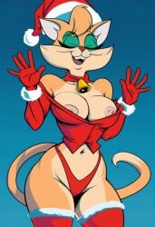 ai_generated catgirl christmas fantomcat female female_only furry tabitha_wildcat xmas