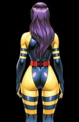 ai_art ai_generated ass booty hips marvel marvel_rivals marvel_vs._capcom marvel_vs._capcom_2 psylocke purple_hair round_ass round_butt standing x-men