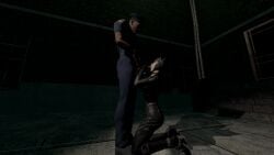 1girls 3d alleyway batman:_arkham_knight batman_(series) blowjob catwoman catwoman_(arkham) catwoman_(arkham_knight) cop dark-skinned_male dc dc_comics fellatio interracial night oral oral_sex police police_uniform skyliner79 sucking_penis superhero