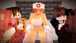 3d 3d_(artwork) being_recorded being_watched blush bra bus crowd iamcringe in_bus in_public mine-imator minecraft nurse nurse_cap public public_sex sofia_wellington_(iamcringe) vagina vaginal_penetration vaginal_sex