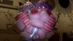 chubby commission cum cum_in_pussy cum_inside glowing_cum kora_x koraxlust reverse_suspended_congress roblox unusual_cum vaginal_penetration