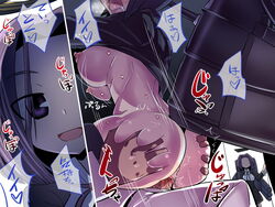 ass ass_grab breasts clothed_sex clothing female female_on_top kantai_collection male mechanical_halo multiple_girls nipples open_mouth penetration penis personification popporunga purple_hair pussy school_uniform sex shirt shirt_lift short_hair spread_legs tatsuta_(kantai_collection) tenryuu_(kantai_collection) vaginal_penetration walk-in