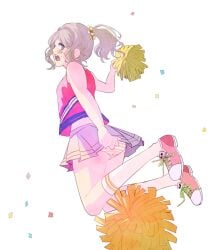 cheerleader_uniform colored diabolik_lovers komori_yui small_breasts upskirt