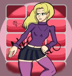 1boy 2d aden777 arcangelo_corelli blonde_hair blonde_male femboy human human_only light-skinned_male light_skin long_hair original_character