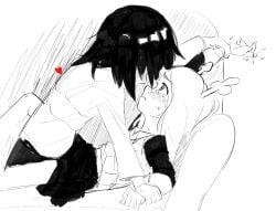 1boy1girl abuse abused_female abusive bleeding blood_drip crying crying_with_eyes_open deltarune deltarune_chapter_4 doodle durandaltheone kris_(deltarune) noelle_holiday pinned_down ring shaking tears