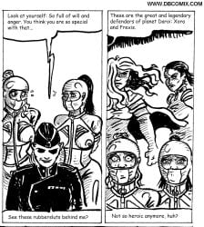 bondage bondage corset degraded depowered evil firefly gagged helpless humiliation latex lezdom maid mask objectification parody punished restraints revenge rubber shackles slut space spanking strapped_down superheroine teen torment training uniform
