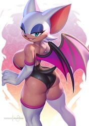 rouge the bat from sonic (series) by pakwan008