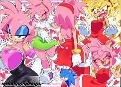 1boy :3 amy_rose ass back backless_dress bare_back bare_legs bent_over big_ass blue_fur blue_hair blush boots bubble_butt cat_smile dress female giant_ass gloves green_eyes green_skirt hairband happy heart hedgehog huge_ass large_ass legs medium_breasts medium_hair pink_fur pink_hair presenting_ass red_dress seducing sega sexy_ass shirt shoes skirt sneakers sniffable_ass socks sonic_(series) sonic_the_hedgehog spiked_hair stoompystoompz super_amy tail tail_wagging teen teen_boy teen_girl teenage teenage_boy teenage_girl teenager tight_clothes