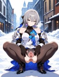ai ai_generated anus anus_hair ass ass_focus big_ass bronya_rand excessive_pubic_hair fat_pussy female gravityboy hairy_anus high_heels honkai:_star_rail honkai_(series) huge_ass presenting presenting_pussy pubic_hair pussy solo spread_pussy spreading squatting tagme very_hairy_pussy