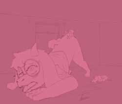 absurd_res anthro blush blush_lines bodily_fluids bovid caprine cum cum_in_ass cum_in_plushie cum_inside deltarune fangs femboy floppy_ears fluffy fluffy_tail genital_fluids goat hi_res horn insate male mammal nails plushie ralsei sex solo tail teeth tongue tongue_out undertale_(series)