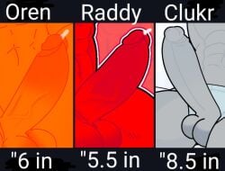 akearies balls ballsack big_balls big_cock big_penis clukr_(sprunki) cum cum_drip cumshot dick dick_chart gray_penis incredibox incredibox_mod low_quality orange_(sprunki) orange_penis oren_(sprunki) penis penis_chart penis_comparison penis_out penis_size_chart penis_size_difference raddy_(sprunki) red_(sprunki) red_penis red_penis_tip silver_(sprunki) size_comparison size_difference sprunki tagme testicles ugghhh_daddy