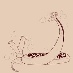 2_penises animal_genitalia animal_penis blush bodily_fluids closed_smile cold-blooded-twilight dreamworks erection feral futanari genital_fluids genital_slit genitals hemipenes hi_res kung_fu_panda looking_at_viewer male master_viper mouth_closed multi_genitalia multi_penis penis pupils reptile rule_63 scales scalie serpentine smile snake solo steam sweat