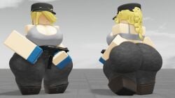 1girls 3d 3d_(artwork) 3d_model 3d_render ass ass_bigger_than_head ass_focus ass_up back_view background big_ass big_breasts big_butt big_thighs blonde_female blonde_hair blonde_hair_female boots breasts breasts_bigger_than_head bubble_ass bubble_butt butt_focus butt_jiggle caffinatedbuns cap clothed clothed_female clothes clothing curvaceous curvaceous_female curvaceous_figure curves curvy curvy_ass curvy_body curvy_female curvy_figure curvy_hips curvy_thighs dead_ahead female female_focus female_only gloves hair huge_ass huge_breasts huge_butt huge_thighs large_ass large_breasts large_thighs larger_female long_hair looking_at_viewer massive_ass massive_boobs massive_breasts massive_butt massive_tits military military_boots military_cap military_hat military_pants military_uniform nipples nipples_visible_through_clothing pants partially_clothed roblox robloxian seductive seductive_body seductive_look seductive_pose shirt solo solo_female solo_focus sonya_(dead_ahead) standing tactical_gear tactical_nudity thick thick_ass thick_butt thick_hips thick_legs thick_thighs tits_bigger_than_head weapon white_skinned_female young young_female younger_female