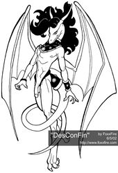 anthro dragon flaccid foxxfire furry hair horn long_hair looking_at_viewer male male_only no_humans penis pinup pose smile solo western western_dragon wings