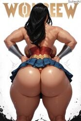 ai_generated ass ass_focus big_ass big_breasts dc dc_comics diana_prince skirt sulliedai thick_thighs upskirt wide_hips wonder_woman wonder_woman_(series)