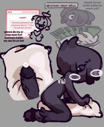 blot_(dandy's_world) breath dandy's_world humping pillow solo solo_male velvetwaxx