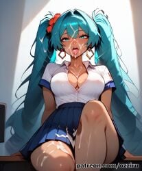 1boy 1boy1girl absurd_res ai_generated blue_hair brazilian brazilian_female brazilian_miku bukkake cum cum_on_face cumslut dark-skinned_female dark_skin excessive_cum facial female female_focus female_penetrated hatsune_miku hi_res highres long_hair male male/female male_penetrating male_penetrating_female ozziru patreon school_uniform schoolgirl self_upload straight twintails uncensored vocaloid