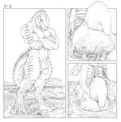 5-d city claw claws crush crushed crushing dinosaur feet macro male_only micro paws penis reptile scalie talon talons