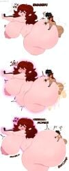 ahe_gao ass_expansion breast_expansion comic cookizzz222 cum cum_inside cumflation edited_official_artwork giantess gigantic_breasts girlfriend_(friday_night_funkin) growing growth hearts_around_head hi_res horny inflation knackultra_(self_insert) large_ass sex size_difference sweat text thick_thighs twitching voluptuous