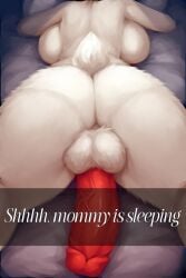 1562566 1futa ai_generated ass ass_focus big_ass big_breasts big_penis breasts cock english english_text fur furry futanari intersex penis pov_ass red_penis text toriel undertale undertale_(series) whatsapp white_fur white_skin