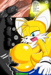 1boy anal ass big_ass black_body dark-skinned_male femboy fur furry_tail gay humanoid_penis miles_tails_prower multiple_tails nobody147 sex sonic_(series) sonic_the_hedgehog_(series) sonic_the_hedgehog_2 tail x-ray yaoi