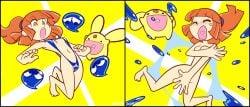 1girls arle_nadja breasts carbuncle carbuncle_(puyo_puyo) dangerking11 embarrassed embarrassed_nude_female enf female madou_monogatari nude puyo_puyo puyo_puyo_fever tagme