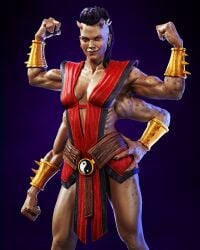 female game mortal_kombat muscle muscle_girl sheeva