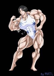 abs biceps breasts female matl muscles muscular muscular_arms muscular_female muscular_legs muscular_thighs pecs