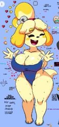 isabelle (animal crossing) from animal crossing