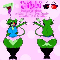 ass breast dibbi female furry oc oc_sheet