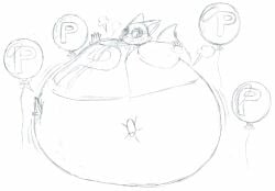 1girls balloon balloon_fetish balloons belly belly_bulge belly_button belly_inflation diane_foxington dreamworks fart farting fat fat_female fat_fetish fat_woman furry furry_female furry_only heliumpanda inflatable inflation inflation_fetish no_color sketch the_bad_guys
