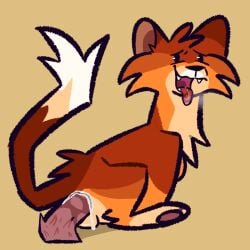 anal anal_penetration cat cum disembodied_penis domestic_cat feral firestar_(warriors) tagme warriorcats warriors_(cats)