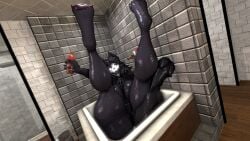 3d_(artwork) 5_fingers anthro ass bathroom bathtub beverage big_breasts big_butt biped black_body black_breasts black_butt black_claws black_fingernails black_nails black_tongue breasts claws colored_nails digital_media_(artwork) female female_anthro fingernails fingers fluffy fluffy_tail genitals happy hi_res holding_beverage holding_object huge_breasts huge_butt huge_hair in_bathtub mal0 mal0_(species) mountain_dew nails nauiho neck_tuft open_mouth pawpads presenting presenting_pussy pussy red_pawpads scp-1471 scp-1471-a scp_foundation skulldog_(species) solo source_filmmaker_(artwork) tail thick_thighs tongue tongue_out tuft white_eyes wide_hips