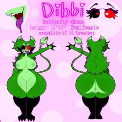 ass breast busty dibbi female furry oc oc_sheet