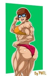 abs ass biceps breasts female hyper hyper_muscles matl muscles muscular muscular_arms muscular_female muscular_legs muscular_thighs pecs scooby-doo velma_dinkley