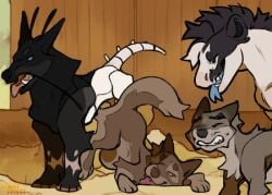 2d_animation anal anal_knot_hanging anal_knotting anal_sex animal_genitalia animated balto balto_(series) bodily_fluids canid canine canis cum cum_in_ass cum_inside digital_media_(artwork) dreamworks farm feral feral_on_feral feral_penetrated feral_penetrating feral_penetrating_feral frame_by_frame genital_fluids genitals group hybrid inflation inflation interspecies kiwikiwi555 knot_hanging knotting male male/male male_penetrated male_penetrating male_penetrating_male mammal mr._wolf_(the_bad_guys) nature nature_background obscured_penetration open_mouth outside penetration penile penile_penetration penis reverse_doggystyle scp_foundation sex size_difference smile stomach_bulge tail the_bad_guys tongue tongue_out universal_studios vayron wolf wolfdog