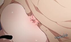 animated anus ass_focus ass_stretch asshole blue_archive deep_penetration fart farting massage massaging massaging_anus massaging_ass massaging_breasts moans nozomi_(blue_archive) sound suggestive_fluid sydus tagme video