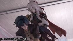 animated animated blade_(honkai:_star_rail) honkai:_star_rail honkai_(series) jing_yuan tagme video yaoi