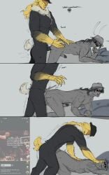 2boys adducoorik blush chance_(forsaken) cum dick doggy_style domination dream_game forsaken_(roblox) gay grabbing_from_behind mafioso_(dream_game) mafioso_(forsaken) meme_in_the_background roblox roblox_game robloxian self_upload smirk submission tagme whimpering