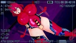 1futa 3d 3d_(artwork) ahe_gao ahegao_face big_breasts breasts breasts_bigger_than_head censor_bar censored censored_penis futa_only futanari glasses huge_breasts koikatsu massive_breasts mokuri_akara red_hair red_hair_female red_hair　short_hair short_hair short_hair_female short_hair_futa tamapro_info wasabi_udon03