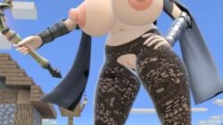 3d adapted_costume alternate_body_type alternate_breast_size big_breasts big_nipples blue_eyes braless breasts byleth_(fire_emblem) byleth_(fire_emblem)_(female) casual casual_nudity crotch crotchless exposed exposed_breasts exposed_nipples exposed_pussy fire_emblem fire_emblem:_three_houses game_mod huge_breasts huge_nipples kunaboto kunaboto_(style) leggings mod nipples pussy ripped_clothing ripped_leggings ripped_tights sfyri smash_bros smash_bros_ultimate tight_clothing tights tribute