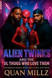4boys ai_generated alien alien_boy alien_on_human book_cover femboy gay human_on_alien peak_fiction quan_millz twink