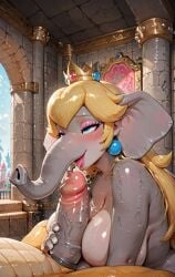 elephant_peach furry huge_breasts huge_cock princess_peach super_mario_bros.