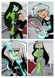 1girls breasts clothing danny_fenton danny_phantom disney disney_channel female fusion green_eyes green_skin high_heel_boots high_heels huge_ass huge_breasts jay-r0ck kim_possible light-skinned_female lips male male_in_female_body nipples possession shego thick_thighs transformation villainess wide_eyed wide_hips