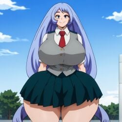 ai_generated big_breasts boku_no_hero_academia huge_breasts hyper_breasts jay-marvel_(style) my_hero_academia nejire_hado school_uniform tagme thick_thighs u.a._school_uniform wide_hips