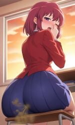 ai_generated big_ass big_thighs fart fart_fetish farts gassy kushieda_minori minori_kushieda toradora!