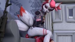 ass_on_face facesitting female fortnite furry kimiko_(fortnite) kimiko_five-tails ruby_(fortnite) suffocation
