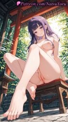 1girls 2025 ai_generated anus bangs barefoot blush boku_no_hero_academia breasts collarbone completely_nude earphone_jack earrings erect_nipples feet foot_focus genitals grin hard_nipples hi_res highres hoop_earrings jewelry jirou_kyouka large_breasts legs long_hair looking_at_viewer medium_breasts mole my_hero_academia naked natsuyoru nipples nude outdoors parted_lips patreon purple_eyes purple_hair pussy pussy_juice sitting smile solo thighs tight_pussy toenails toes vagina voluptuous voluptuous_female